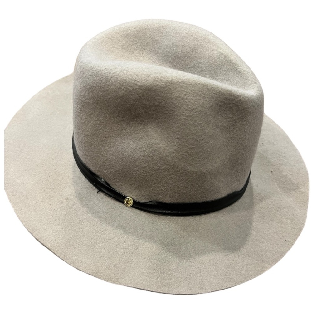 BCBG Purple Felt Fedora hat
